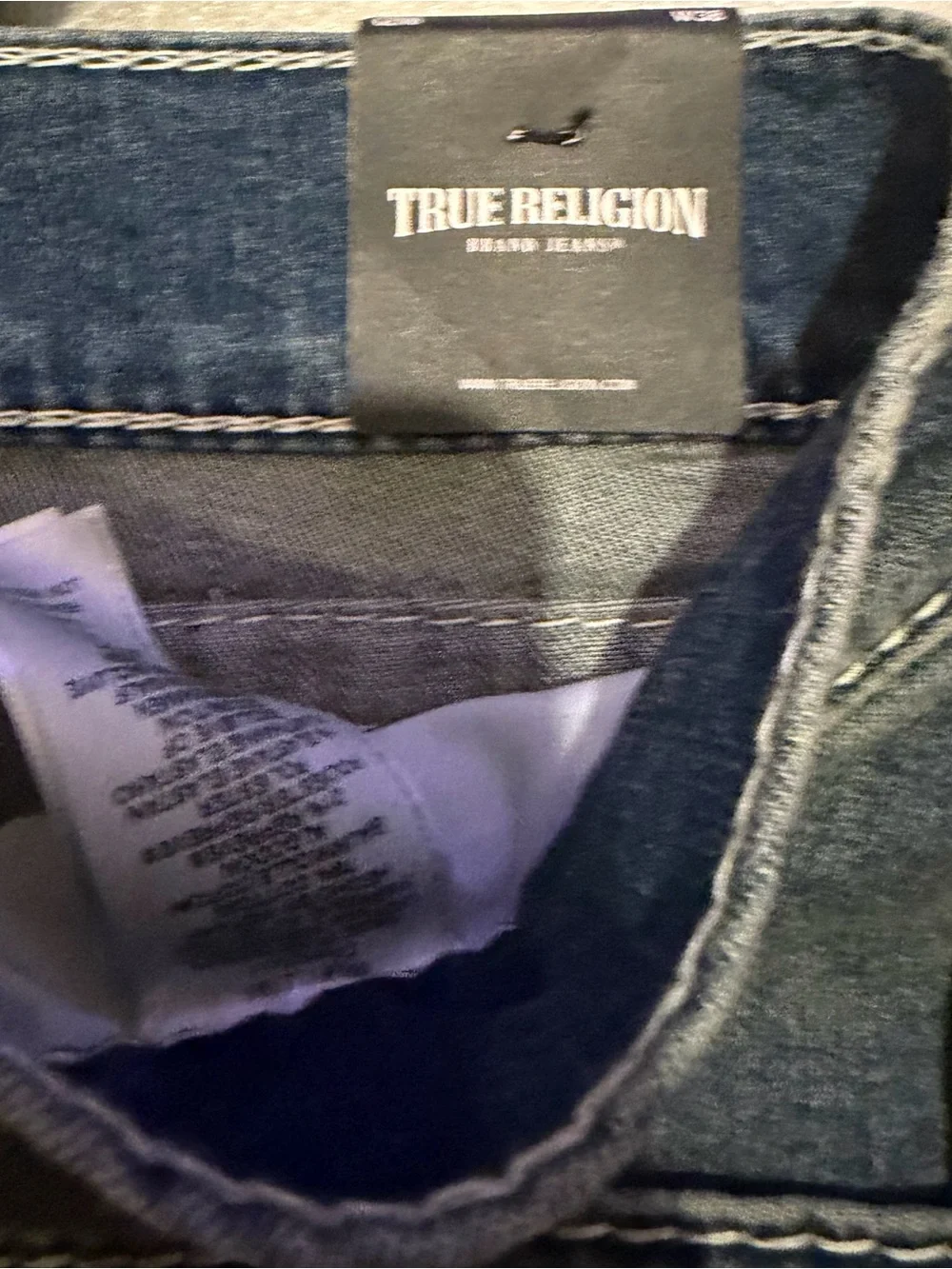 True Religion Men’s Light-Resist Blue Slim Straight Jeans NWT